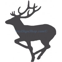 Running Deer - Custom Cut Decal