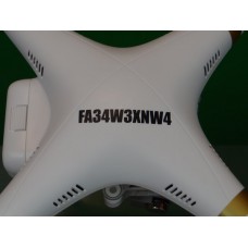 FAA Drone Registration Number Decal, Special - Now Only $5.59 for set of 6 !!