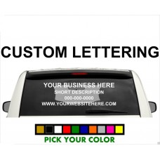 Vehicle Lettering